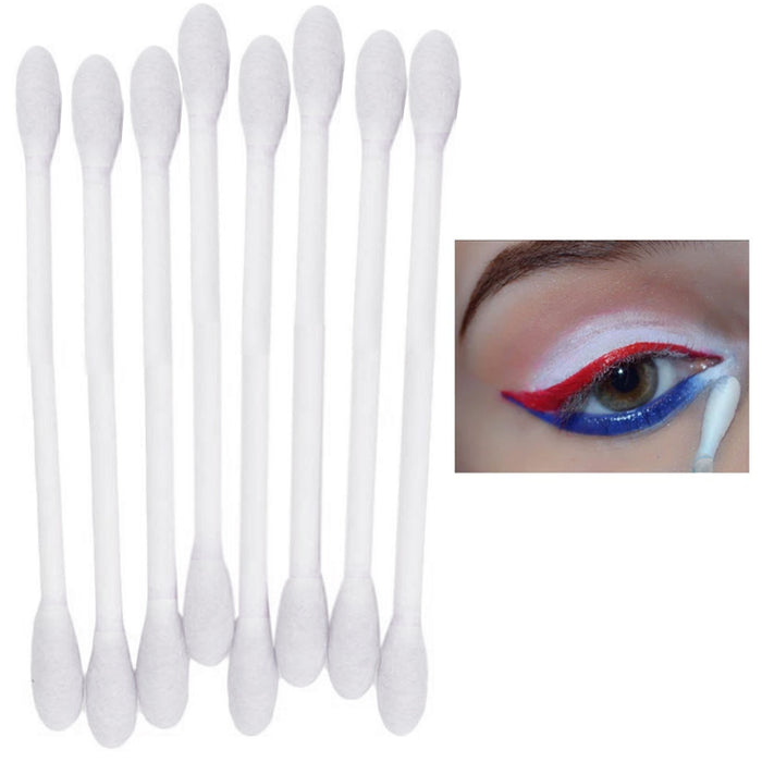 900 Ct Cotton Swabs Standard White Stick Double Tipped Applicator Q Tip Ear Wax