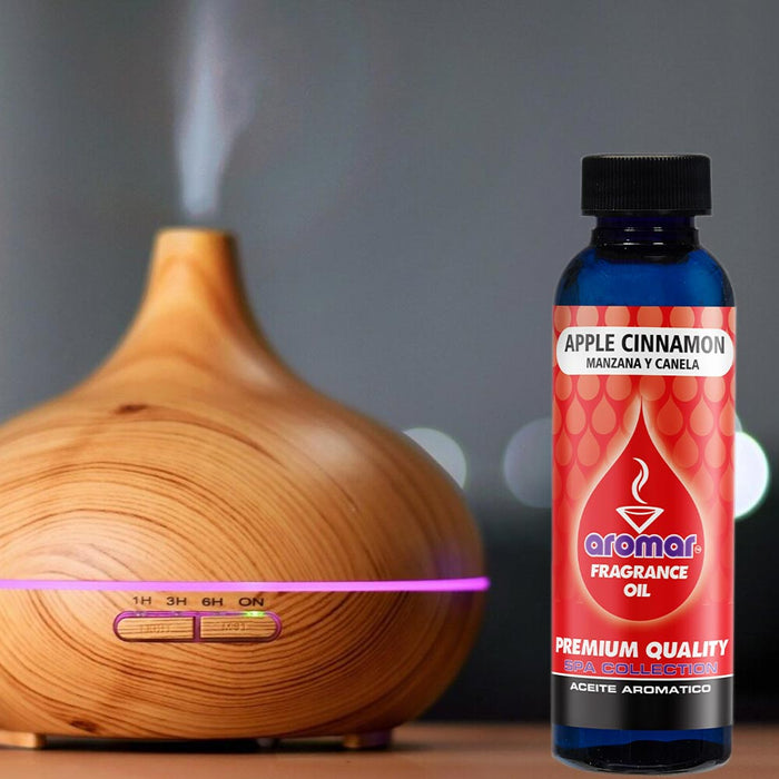 Apple Cinnamon Fragrance Oil Aromatic Scent Aromatherapy Air Diffuser Burner 2oz