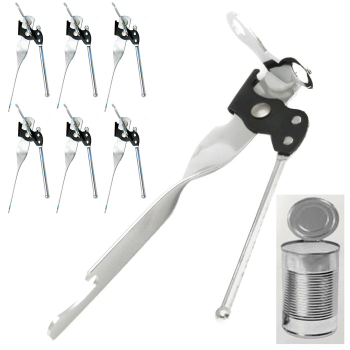 6 X New Heavy Duty Stainless Steel Can Bottle Jar Lid Opener Manual Kitchen Tool