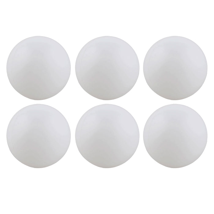 6 White Table Tennis Balls Practice Ping Pong Game Pingpong Sport Player 40mm !