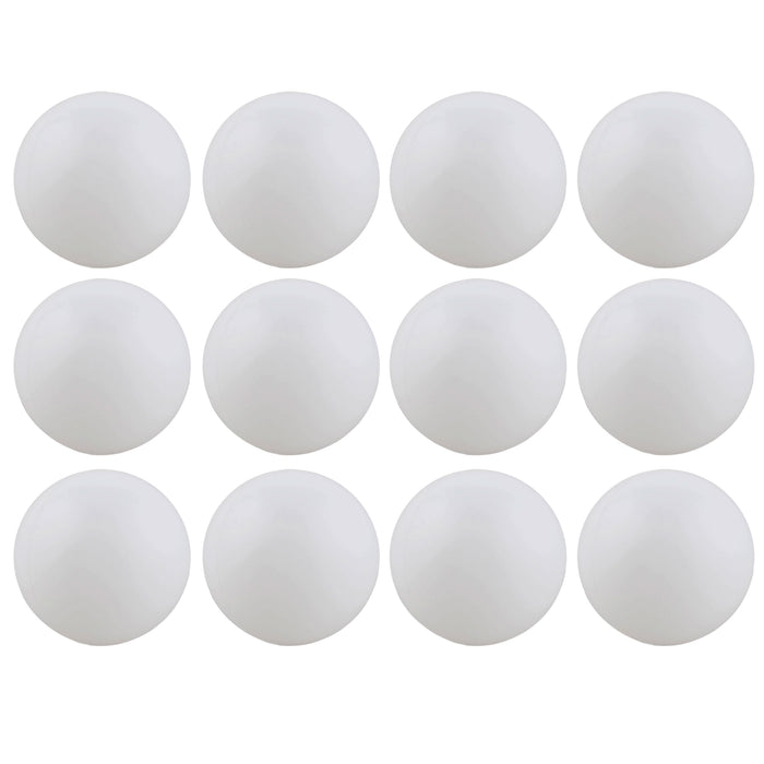 12 PCS WHITE TABLE TENNIS PRACTICE BALLS PING PONG BEER PONG SPORT PLAYER NEW !