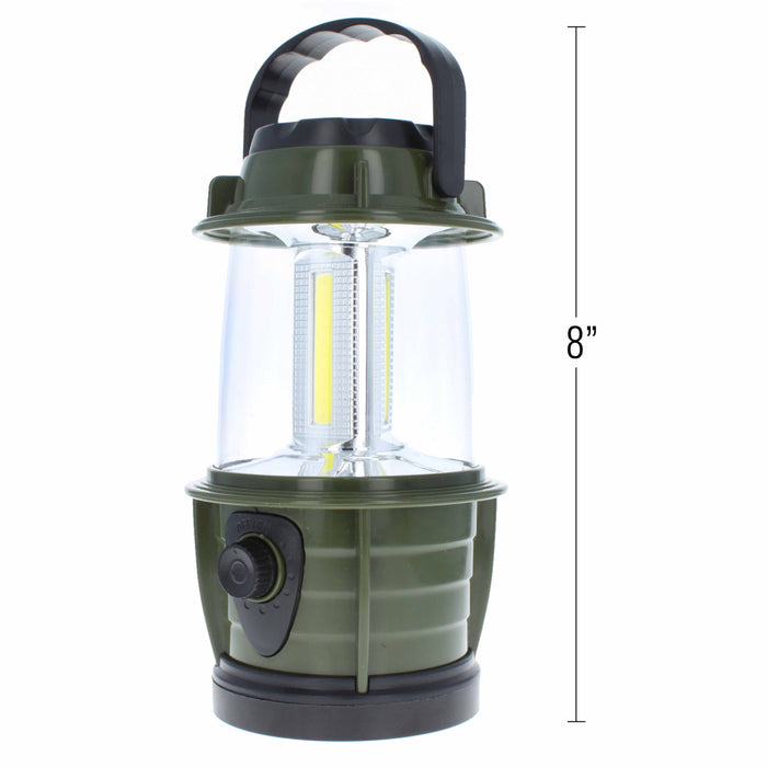 1 Lantern COB LED Light Lamp Dimmer Portable Camping Emergency Outdoor 450 Lumen