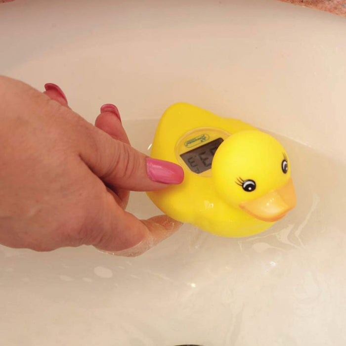 1 Pc Rubber Ducky Baby Room Thermometer Bath Tub Nursery Temperature Safety Duck