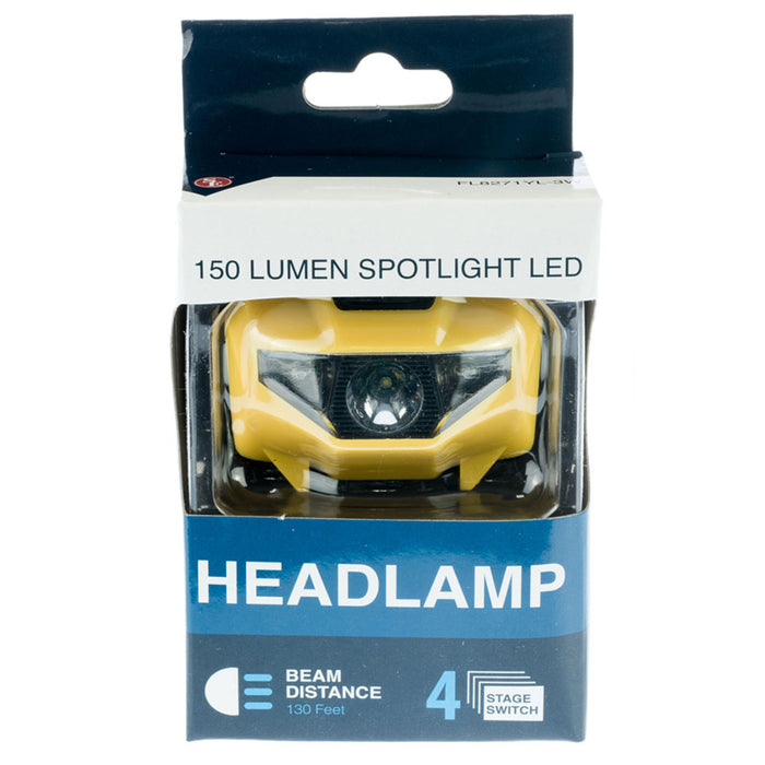 2 x Headlamp Headlight COB LED Night Running Hiking Head Light Lamp Flashlight