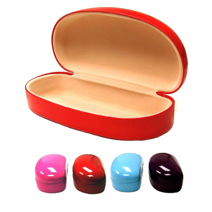 1 Pc Sunglasses Eyeglasses Hard Case Clam Shell Large Eye Glasses Holder Travel
