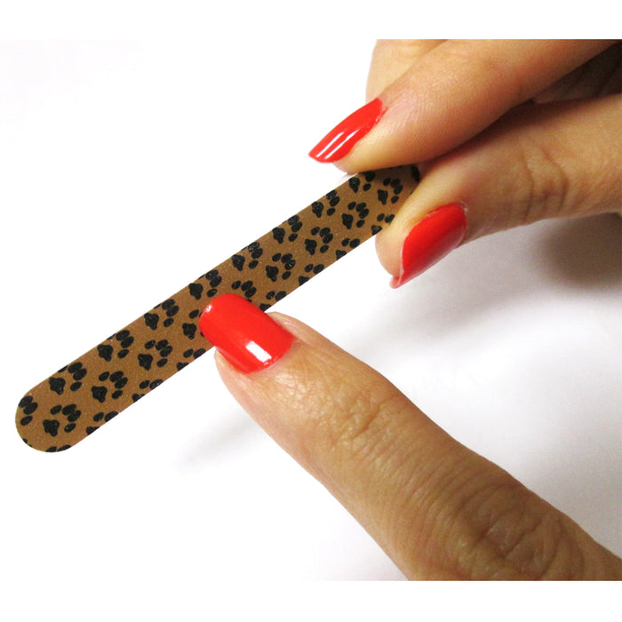 12 Dog Paws Mini Emery Boards Double Sided Nail File Manicure Pedicure Spa Gift