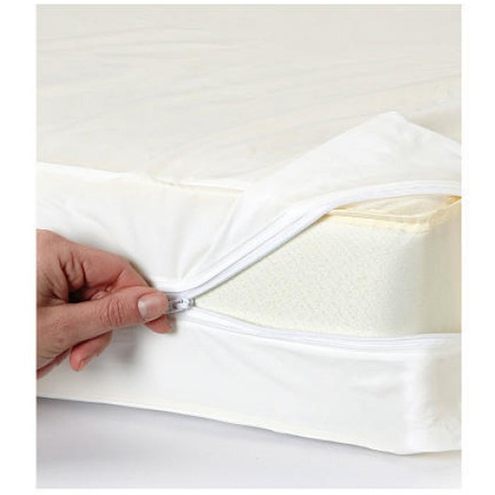 Fabric Zippered King Size Mattress Cover Bed Dust Mite Bug Protector Waterproof