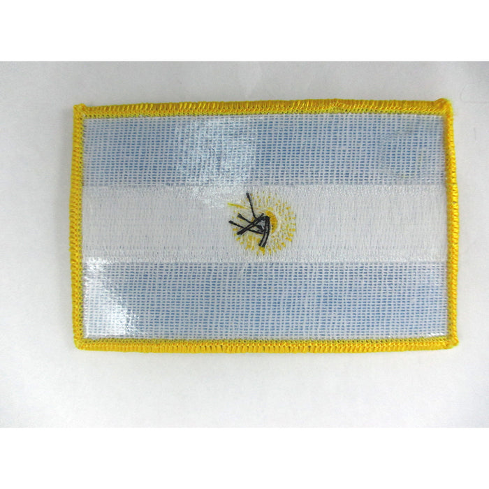 2 Argentina Flag embroidered iron-on Patch Buenos Aires National Emblem Applique