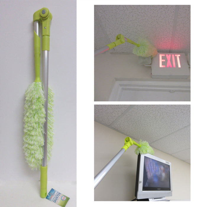 Microfiber Ceiling Fan Duster Extendable 21" - 66" Cleaning Wash Home Car Office