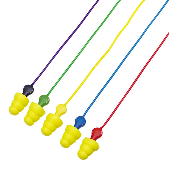 20 Pairs 3M Corded Ear Plugs E-A-R UltraFit Noise Reduction Reusable Earplugs US