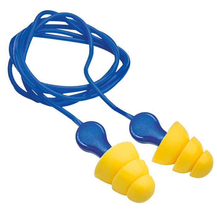 10 Pairs 3M Ear Plugs Corded E-A-R UltraFit Noise Reduction Reusable Earplugs US