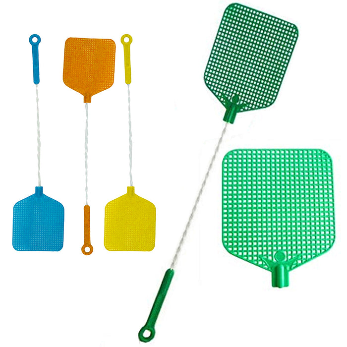 4 Heavy Duty Fly Swatter Wire Mesh Pest Control Bug Mosquito Insect Wasp Catcher