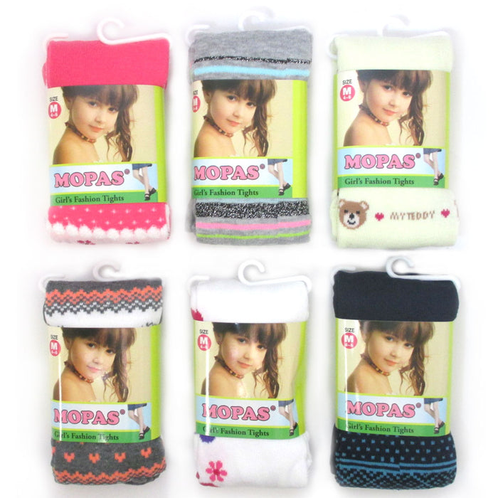 6 Pc Girls Pantyhose Stockings Stretch Ballet Socks Children Pants Kids Tights