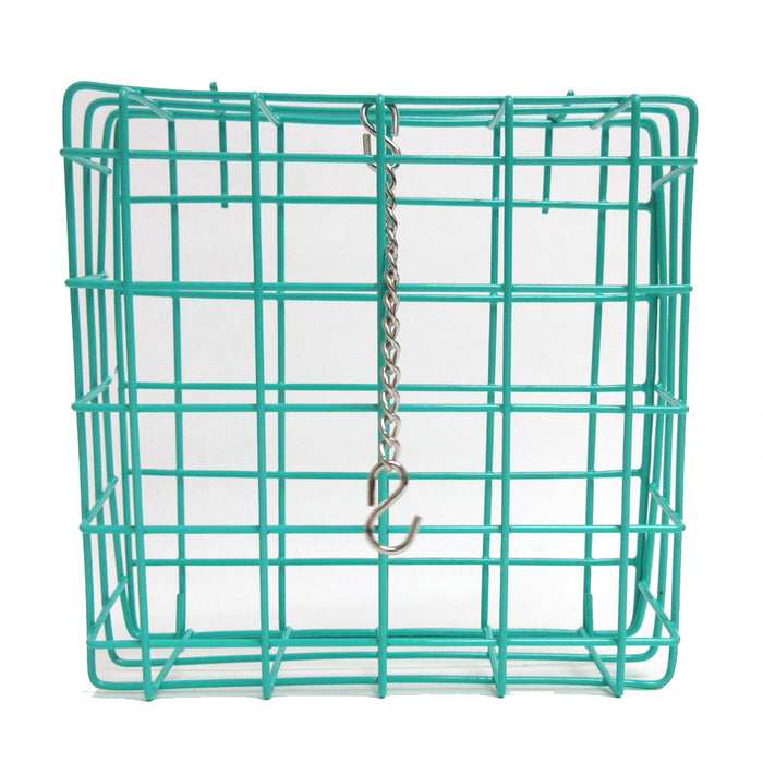 2PK Outdoor Wild Bird Suet Cake Feeder Vinyl Garden Seed Food Tree Hanging Patio