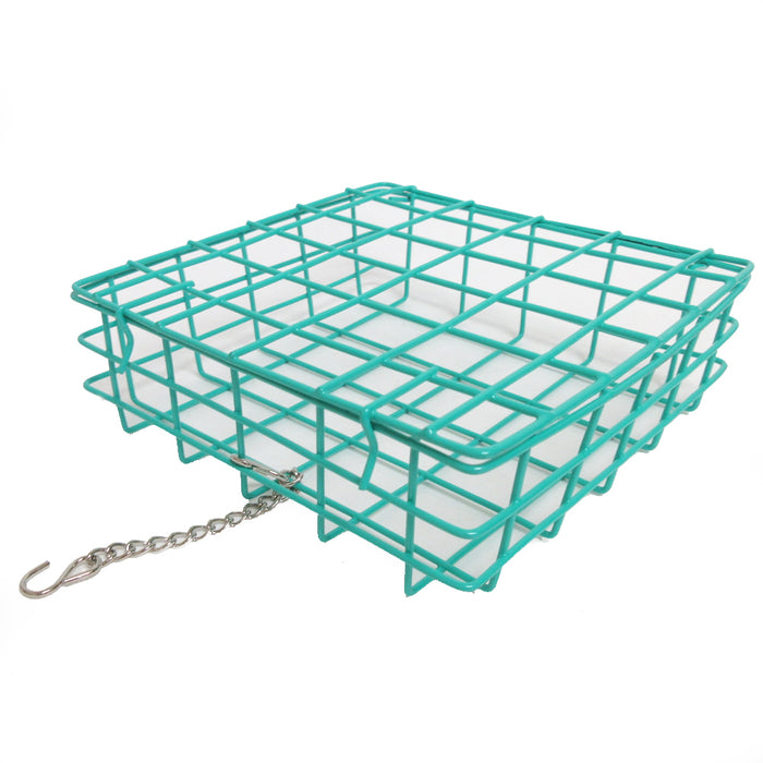 2PK Outdoor Wild Bird Suet Cake Feeder Vinyl Garden Seed Food Tree Hanging Patio