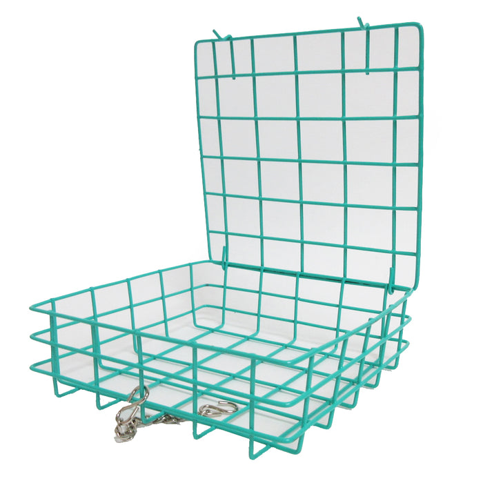 2PK Outdoor Wild Bird Suet Cake Feeder Vinyl Garden Seed Food Tree Hanging Patio