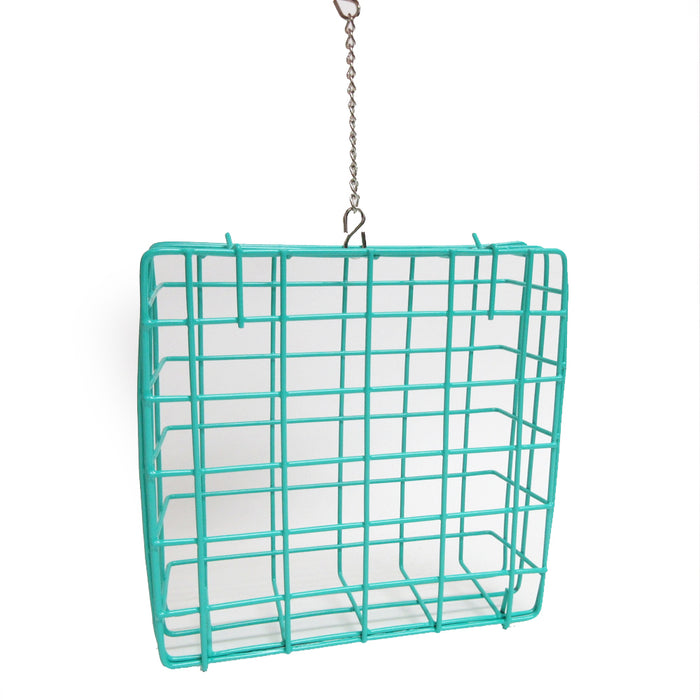 2PK Outdoor Wild Bird Suet Cake Feeder Vinyl Garden Seed Food Tree Hanging Patio