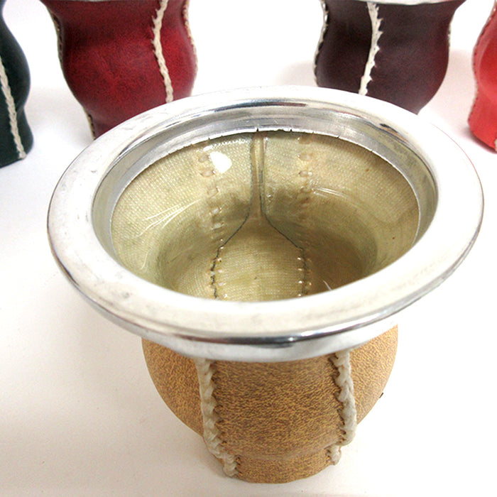 Argentina Mate Gourd Tea Glass Cup Thick Bombilla Straw Diet Drink Kit Set 6446