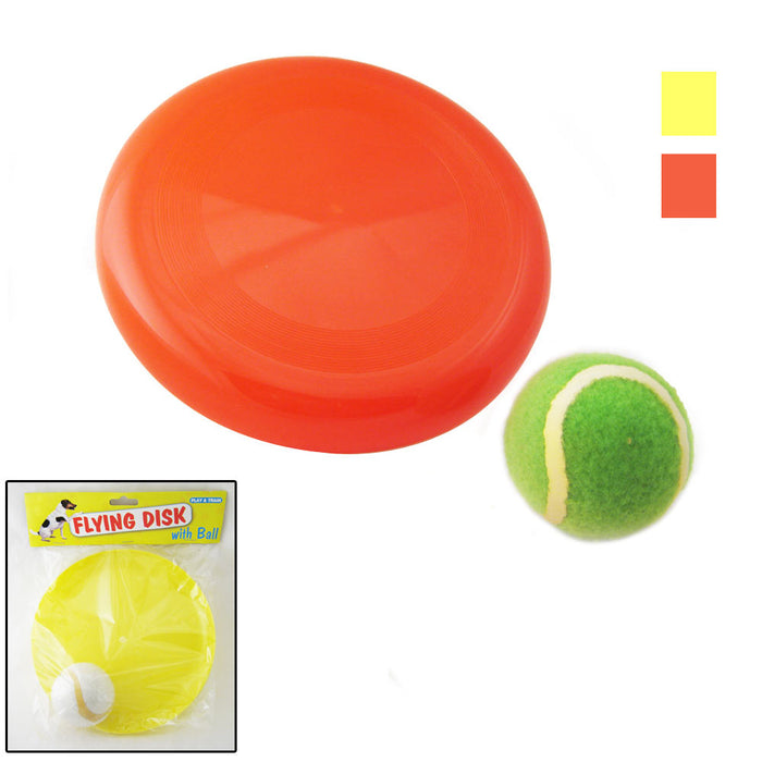 Dog Pet Flying Disc Ball Fetch Toy Set Flyer Catcher Training Exercise !