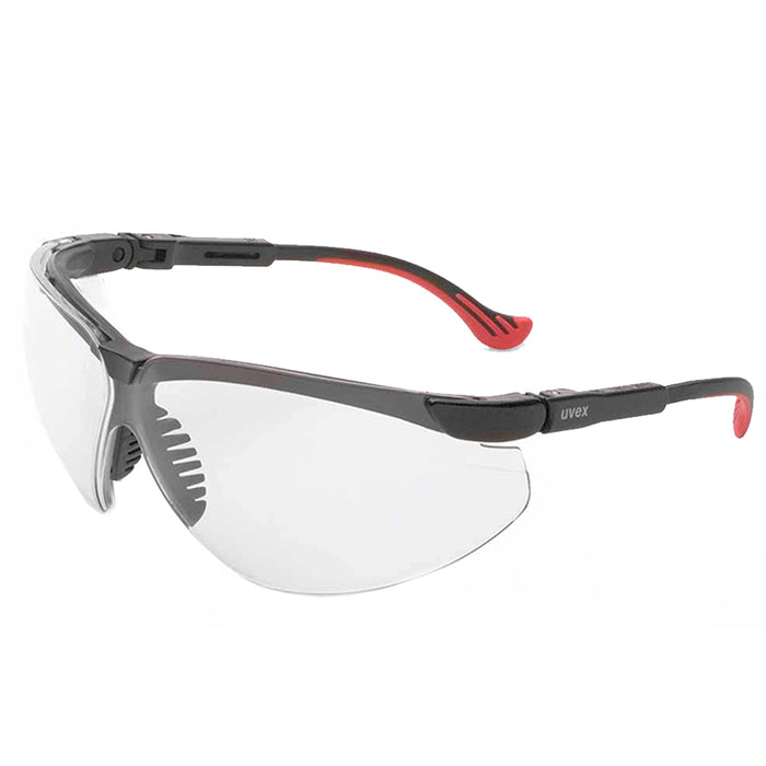 Uvex S3300X Genesis XC Safety Eyewear Black Frame Clear UV Extreme Anti-Fog Lens