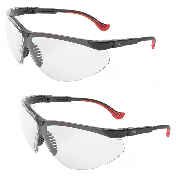 2 Pair Safety Glasses Clear Anti Fog Lens Work Eyewear Eye Protection ANSI Z87.1