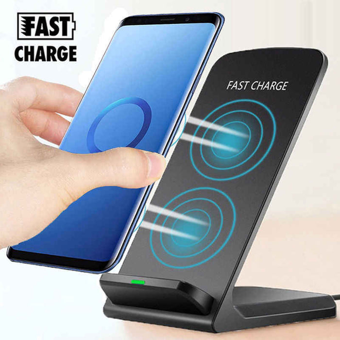 1 Wireless Fast Charger Charging Pad Dock iPhone Android Cell Phone