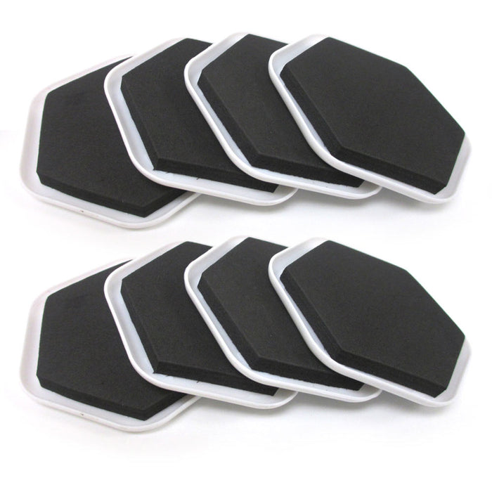 Lot Of 8 Furniture Sliders Magic Mover Pad Protectors Floor Wood Furniture On Tv