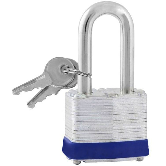 2 Pc Laminated Pad Locks 40mm Harden Steel Shackle Keys Security Self Storage