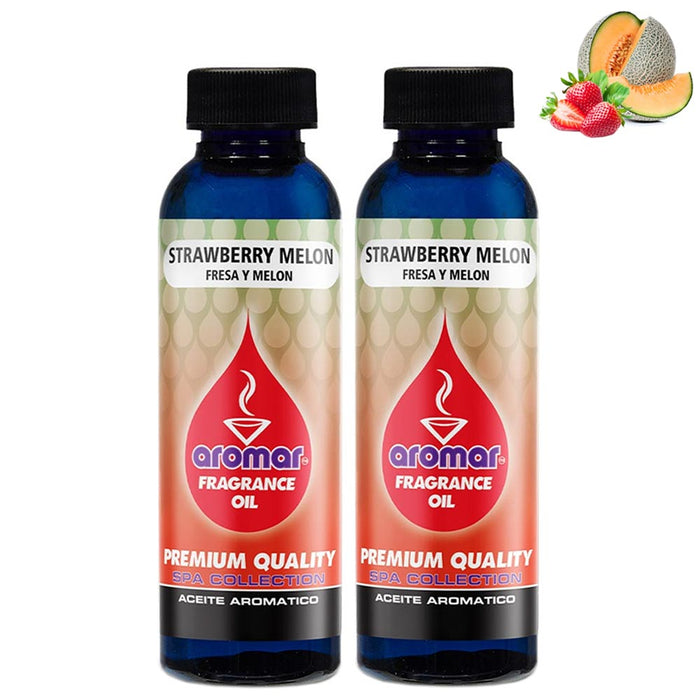 2 Strawberry Melon Fragrance Oil Aromatherapy Home Long Lasting Aromatic Scent