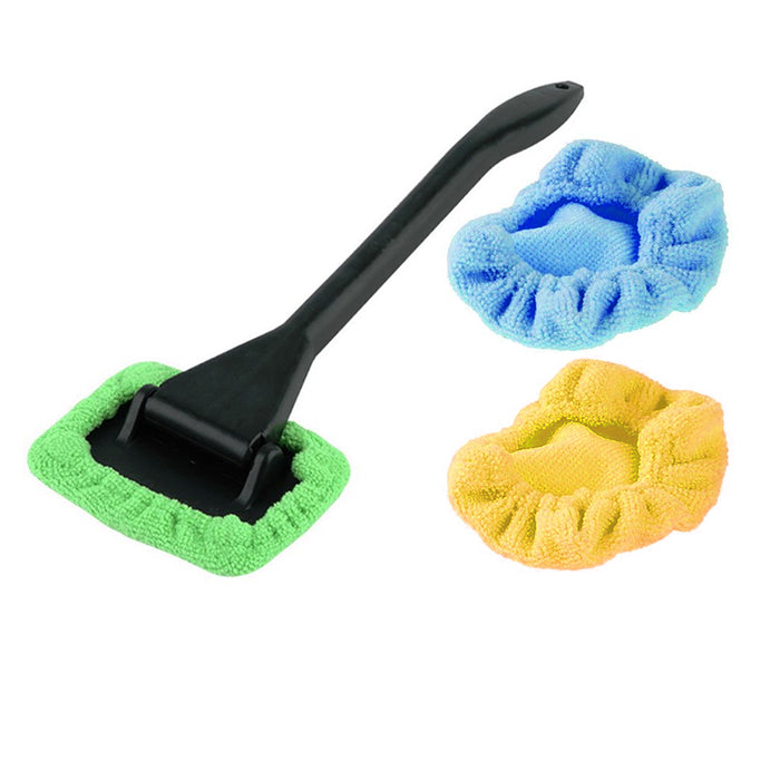 3 Pc Set Microfiber Windshield Clean Car Auto Wiper Cleaner Glass Window Brush