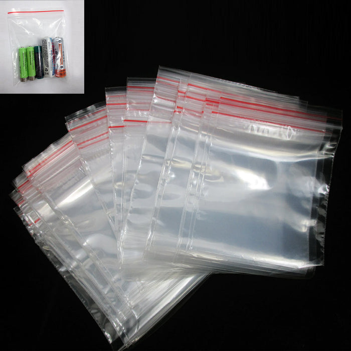 500 3" X 4" Reclosable Bags Clear Poly Bag Small Baggies Heavyduty 2Mil