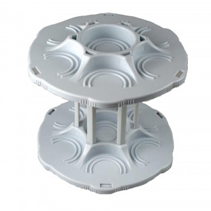 Two-Tier Turn Table Food Beverage Can Jar Space Saving Rack Organizer Storage