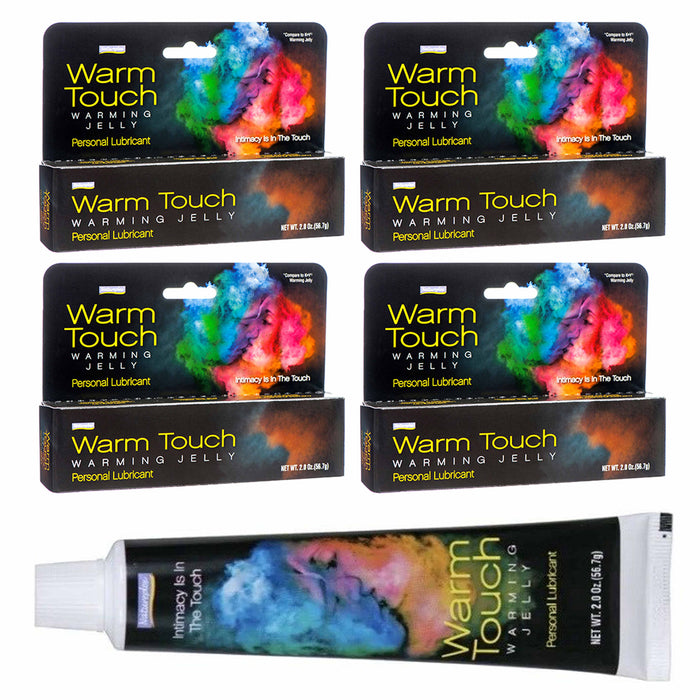4 Pk Personal Lubricant Water Soluble 2oz Warming Hot Intimate Lube for Couples