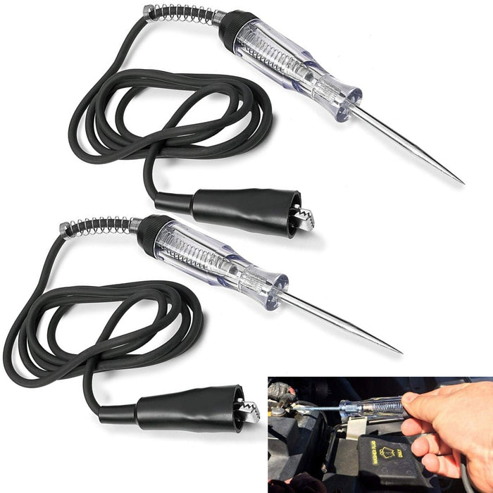 2 Pc 6-24V Heavy Duty Circuit Tester Test Light Car Boat Trailer RV Snowmobile