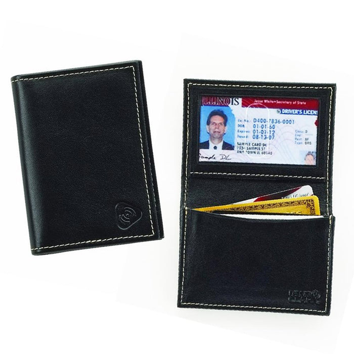 Lewis N Clark Mens Card ID Holder Leather RFID Blocking Wallet Card Security New
