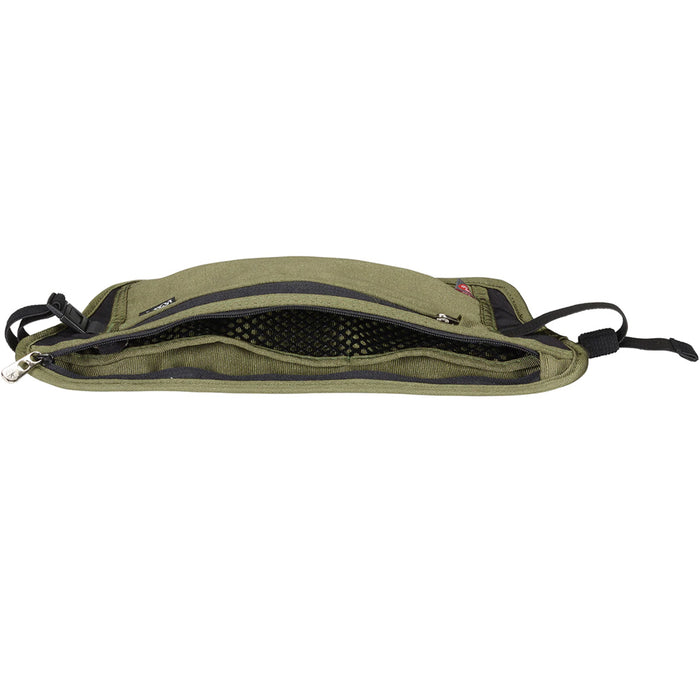 Lewis N Clark Money Belt Waist Pouch Travel Bum Bag Fanny Pack RFID Block Olive