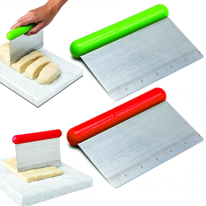 1pc Joie Stainless Steel Chop Scraper Kitchen Chopper Cleave Dough Cheese Cutter