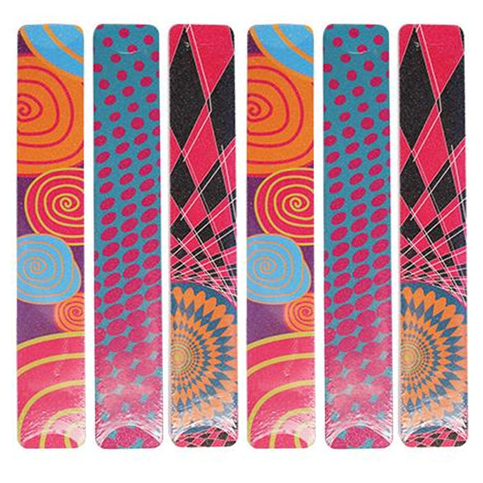 36 X Bulk Pro Double Sided Manicure Nail File Emery Boards Wide Large Salon Tool