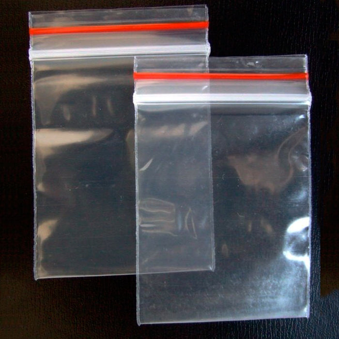100 W 3 x 4 H Reclosable Clear Plastic Poly Bags Jewelry Bead Baggies