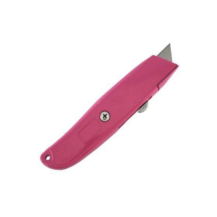 10 Safety Box Cutter Utility Knife Retractable Snap off Razor Blade ORANGE  PINK