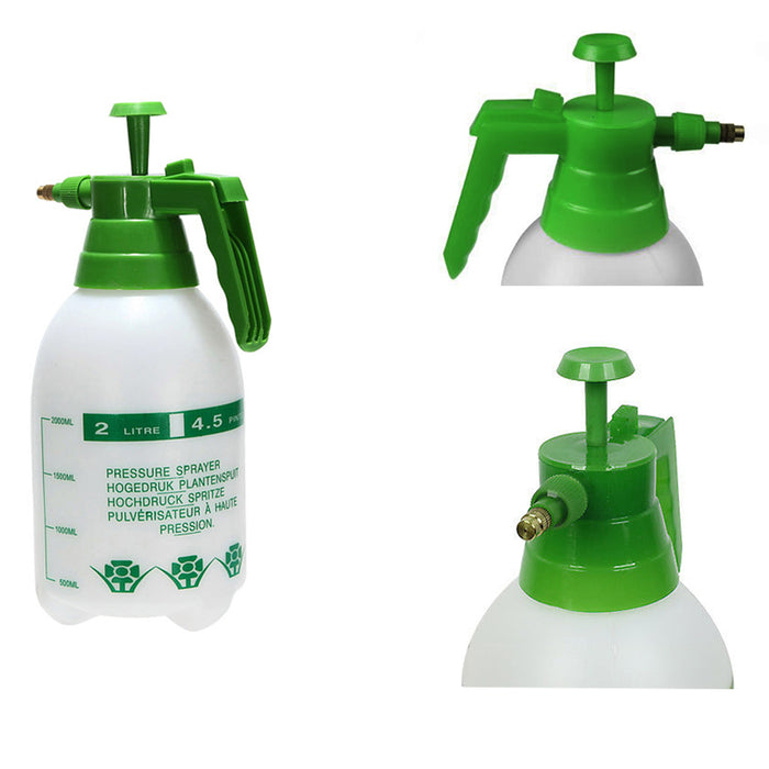1 Pc 2 Liter Pressure Spray Bottle Garden Adjustable Chemical Sprayer Handheld