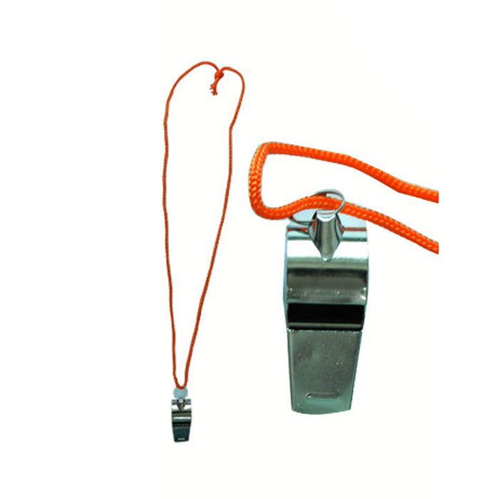 4 Metal Signal Whistle Referee Coach Extra Loud Whistle Survival Safety Sports