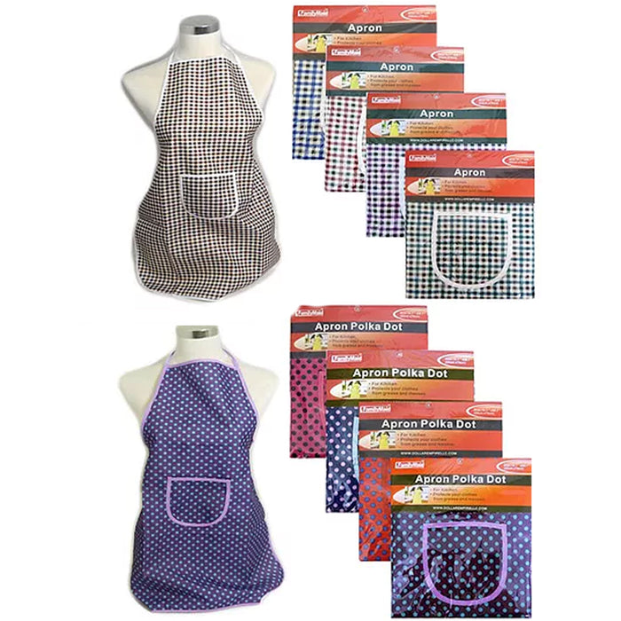 12 Pack Cooking Kitchen Aprons With Pockets Waterproof Chef Grill BBQ Bib Unisex