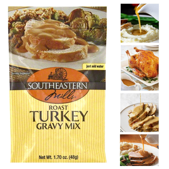 10 PC Roast Turkey Gravy Mix Seasoning Herbs Cooking Thanksgiving Family Dinner