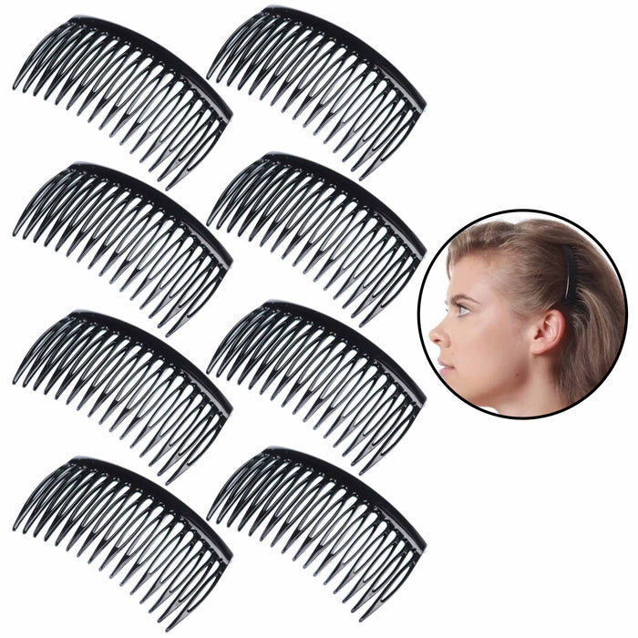 8 Pc Hair Clips Elegant Side Combs Fork Styling Accessories Bride Paris Fashion