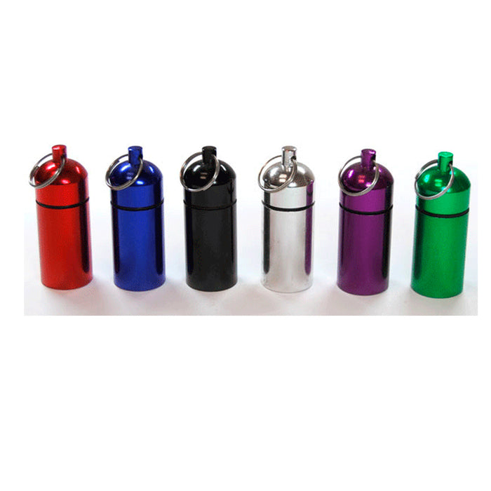6 Pc Bison Tubes 2.5" Geocaching Containers Pill Holder Cache Supplies Geocache