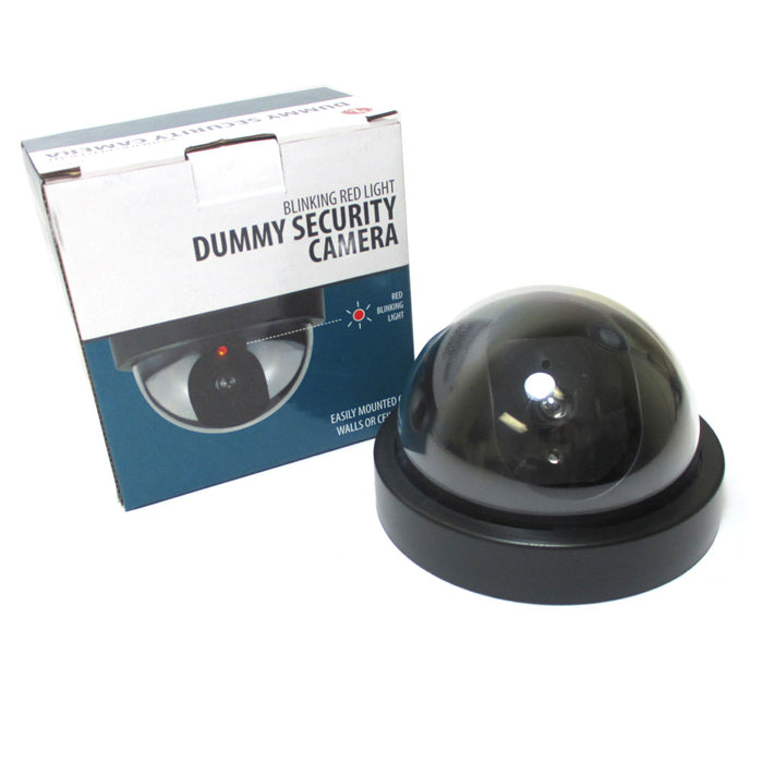 4 Fake Dummy Surveillance Security Camera Dome LED Sensor Flashing Light Blink