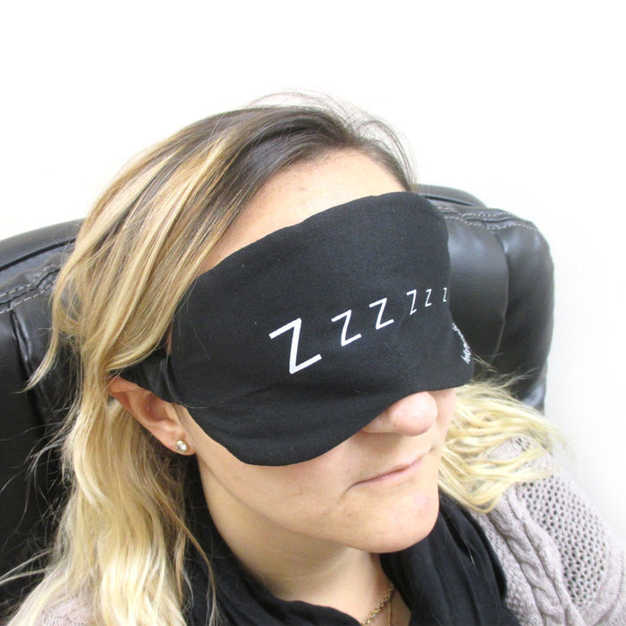 3 Sleeping Eye Mask Blindfold Sleep Soft Padded Shades Pouch Cover Relax Travel