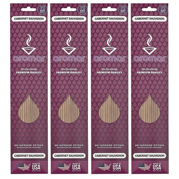 80 Cabernet Sauvignon Incense Sticks Fragrance Aroma Therapy Hand Dipped Scented