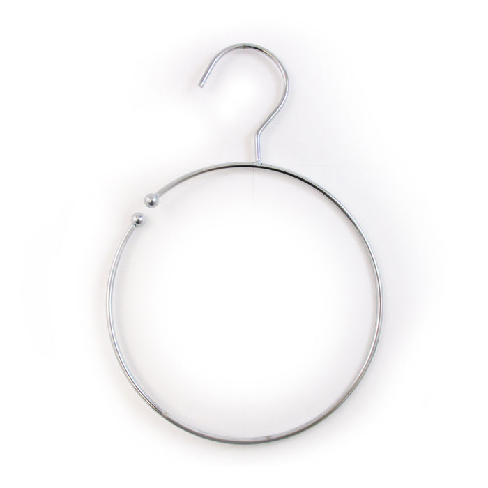 2 Pc Belt Ring Hanger Accessory Holder Heavy Duty Metal Loop Towel Tie Scarf